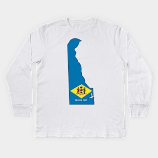 Delaware Kids Long Sleeve T-Shirt